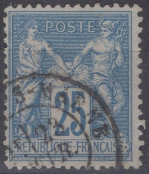 France 81 Used 25c ultra bluish Peace & Commerce 051023SM65