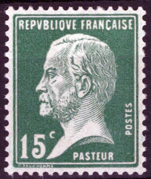 France 186 MH 15c green Louis Pasteur Scientist Chemist 051023SM78