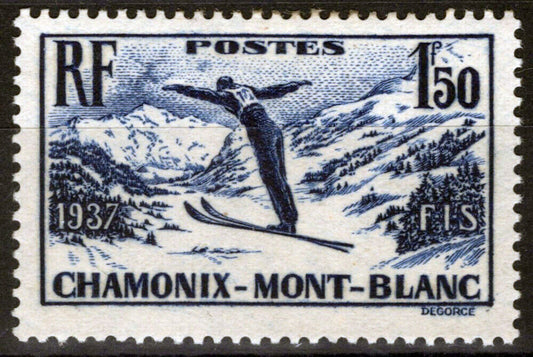 France 322 MH Sports Intl Ski Meet Chamonix Mont Blanc 051023SM106