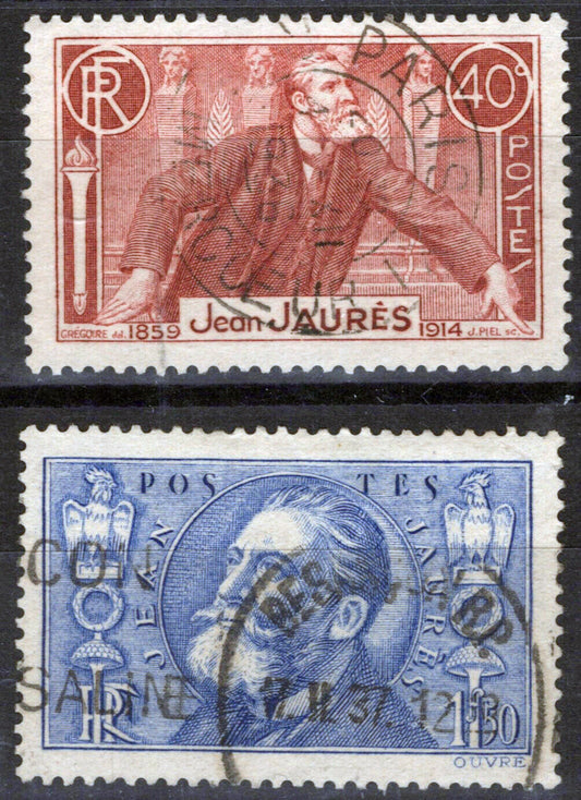 France 313-314 Used Jean Leon Jaures Socialist Politician 051023SM103