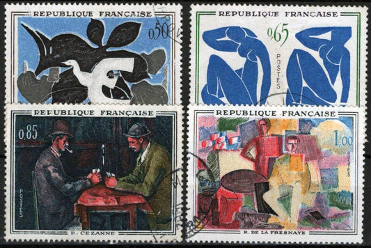 France 1014-1017 Used Paintings Artists Cezanne Matisse Braque 051023SM137