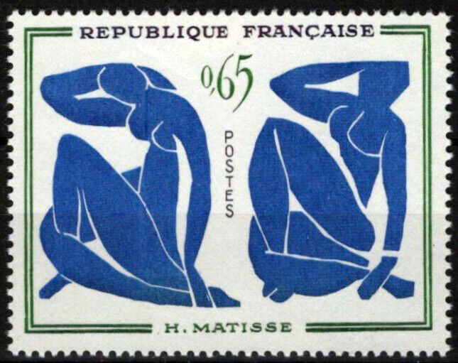 France 1015 MNH Painting Blue Nudes Artist Matisse 051023SM138M