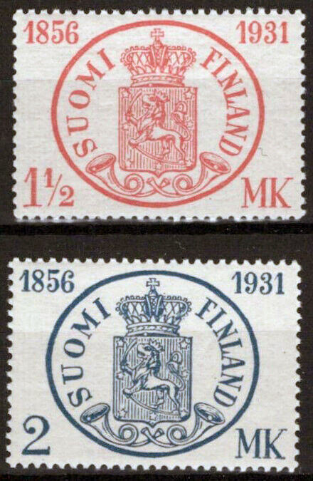 Finland 182-183 MNH Coat of Arms National Emblems 051023S142