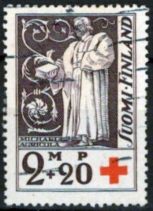 Finland B13 Used Semi-Postal Michael Agricola Clergyman 051023S155