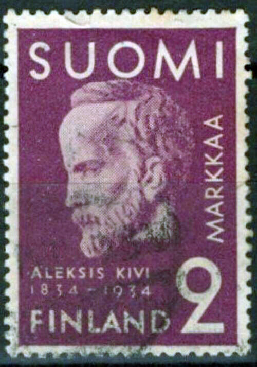 Finland 206 Used Alexis Kivi Finnish Poet 051023S145