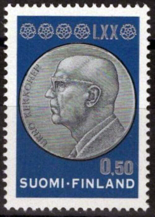 Finland 500 MNH Coinage Pres Urho Kekkonen 032323SM136M