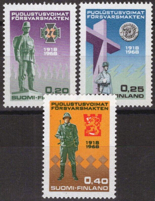 Finland 471-473 MNH Military Monument Soldiers 032323SM132M