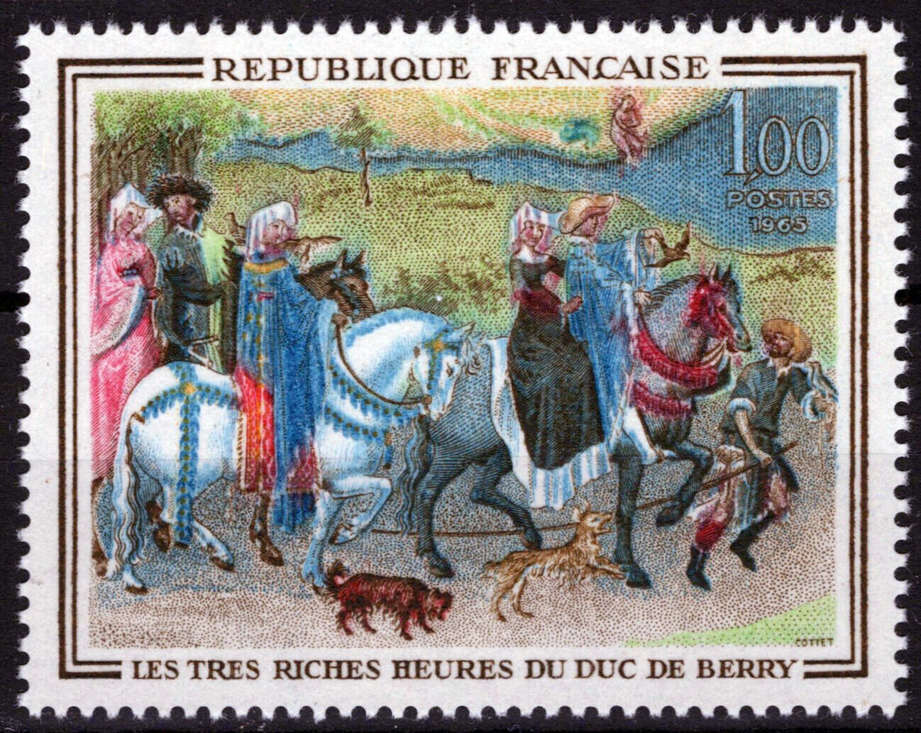 France 1115 MNH Literature Book of Hours of Jean de France 051023SM156M