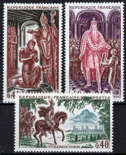 France 1165-1167 MNH Royalty Religious Figure Horses 051023SM159M