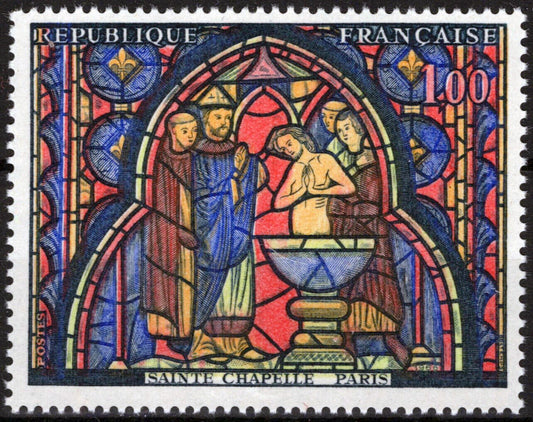 France 1151 MNH Baptism of Judas Stained Glass 051023SM158M