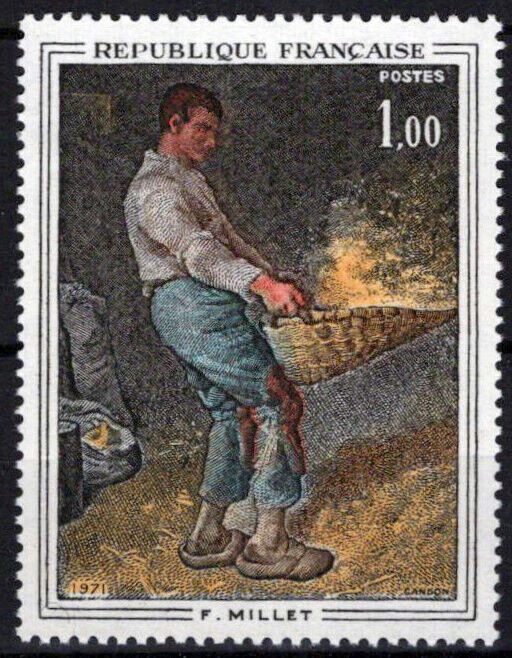 France 1296 MNH Painting Winnower Artist Francois Millet 051023SM163M