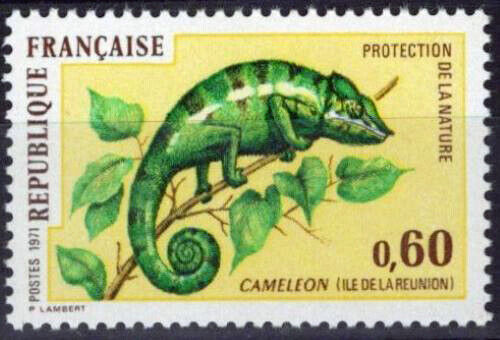 France 1321 MNH Reptile Chameleon Nature Lizard 051023SM167M