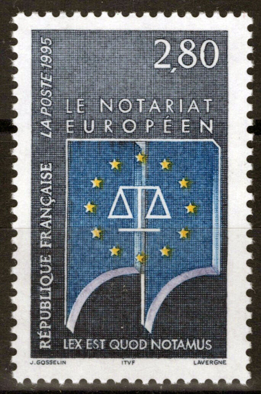 France 2452 MNH European Notaries Public Economics 032323SM88M