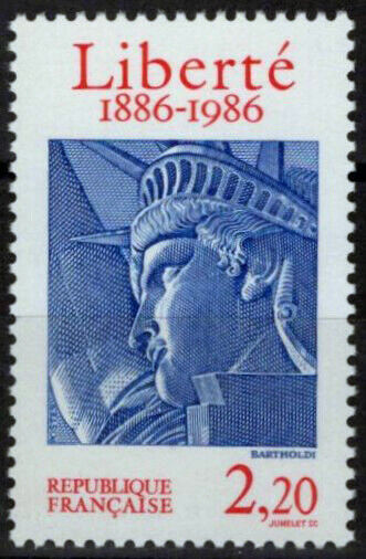 France 2014 MNH Statue of Liberty Historical Monument 032323SM82M