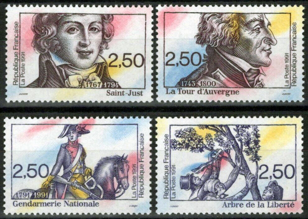 France 2259a-d MNH French Revolution Military Liberty Tree 032323SM86