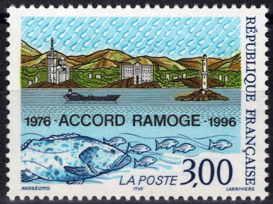 France 2524 MNH RAMOGE Fish Ships Lighthouse 032323SM106M