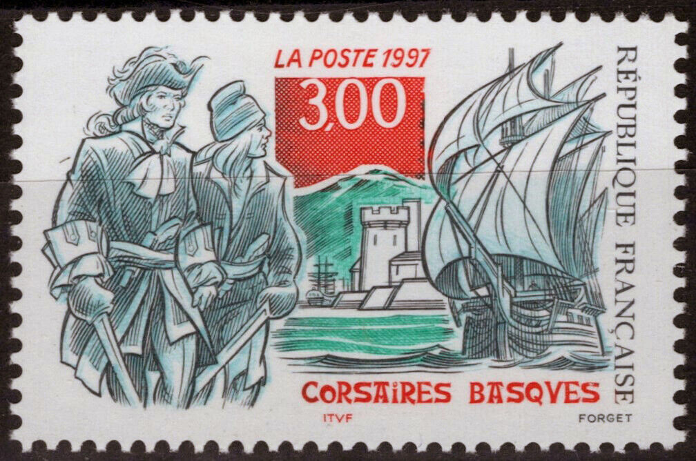 France 2607 MNH Castle Ships Military Basque Corsairs 032323SM119