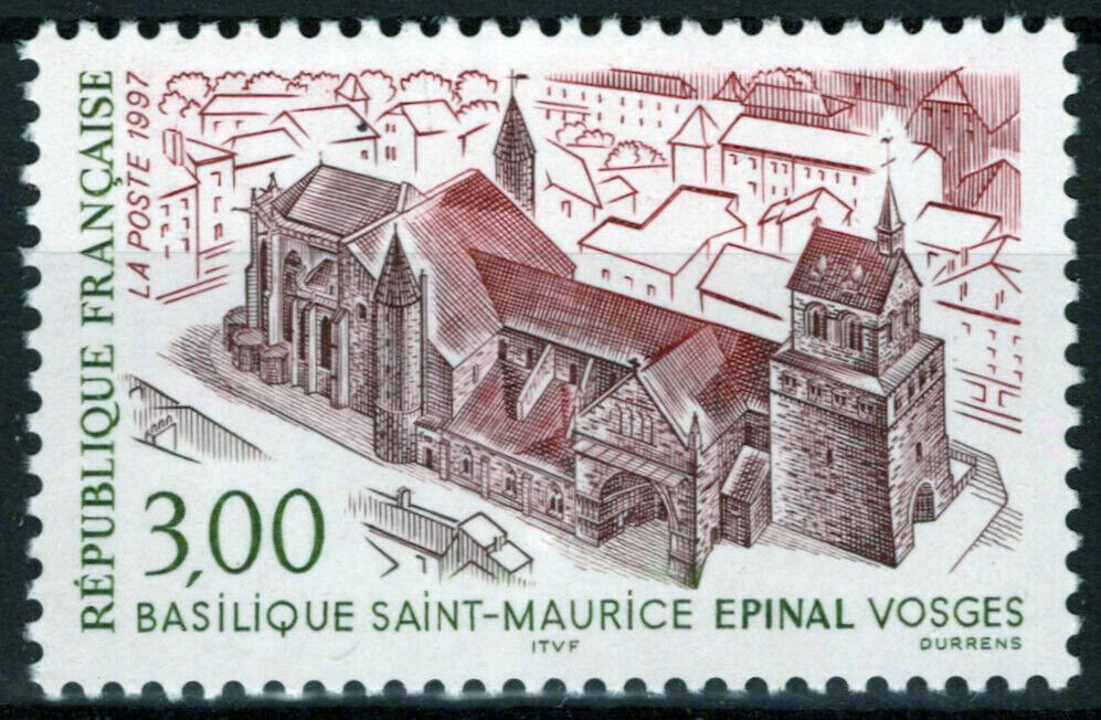 France 2608 MNH Saint Maurice Basilica Architecture 032323SM120