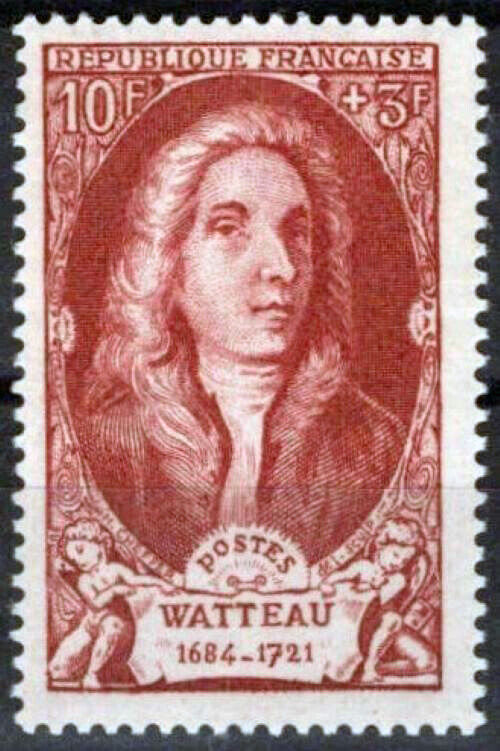 France B240 MNH Semi-Postal Antoine Watteau Painter Artist 032323SM159