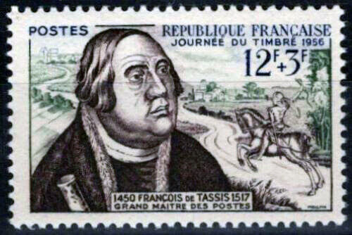 France B302 MNH Semi-Postal Francois of Taxis Postal Service 032323SM170M