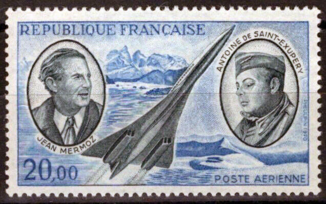 France C43 MNH Air Post Air Mail Pioneers Aviation Writers 042523SM67