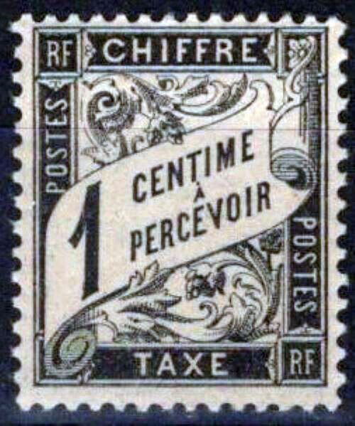 France J11 MH Postage Due 1c black 042523SM68