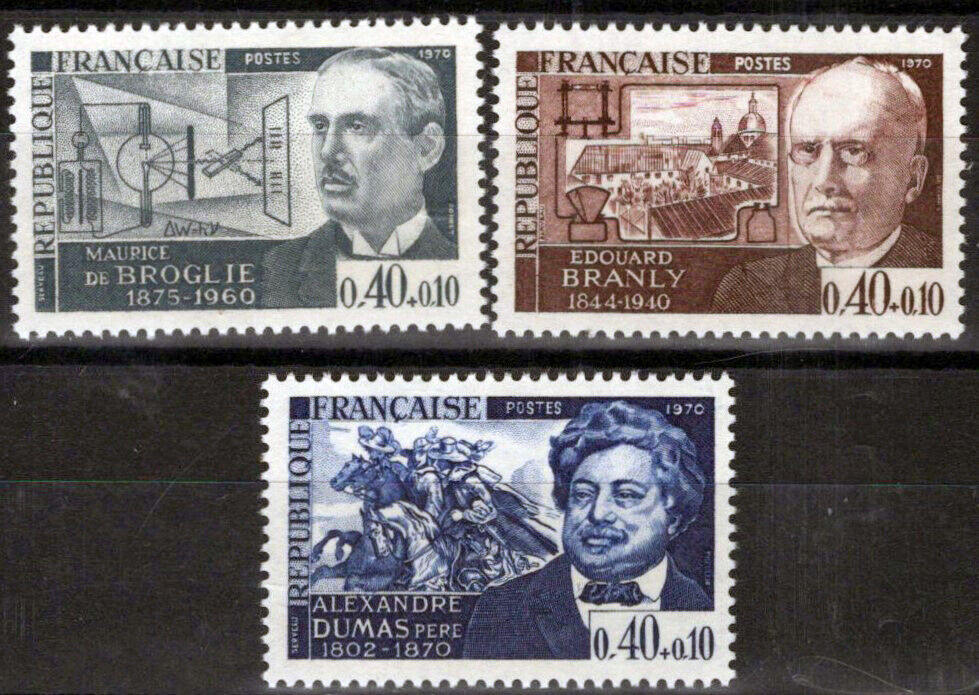 France B434-B436 MNH Semi-Postal Historical Figures Writers 032323SM177M