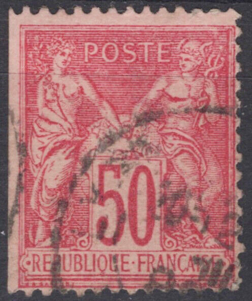 France 101 Used 50c rose rose Peace & Commerce 060823S07