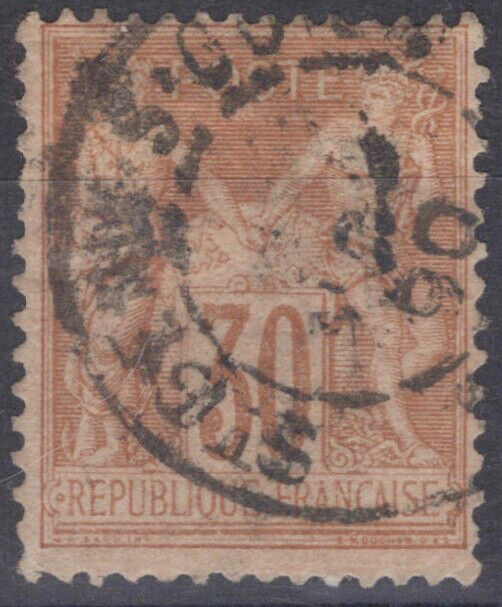 France 82 Used 30c yel brn yelsh Peace & Commerce 051023S181