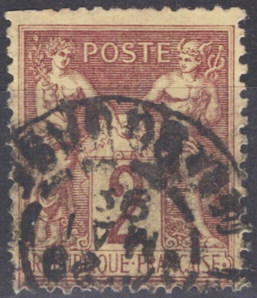 France 88a Used 2c brown yellow Peace & Commerce 051023S184