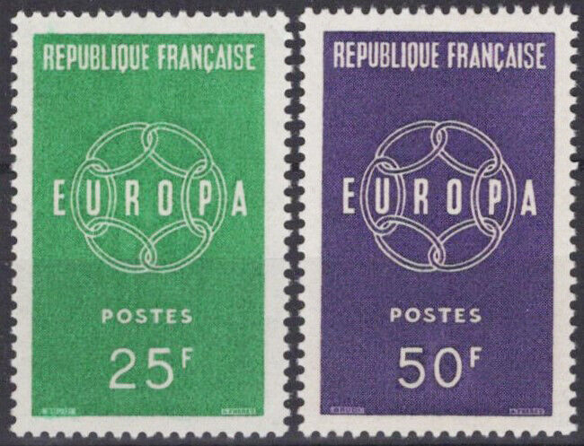 France 929-930 MNH Europa Cept 060823S25