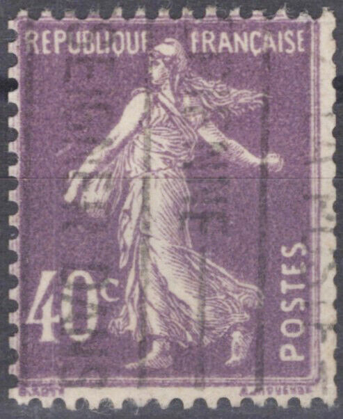 France 179 Used 40c violet Sower Agriculture Farming 060823S11