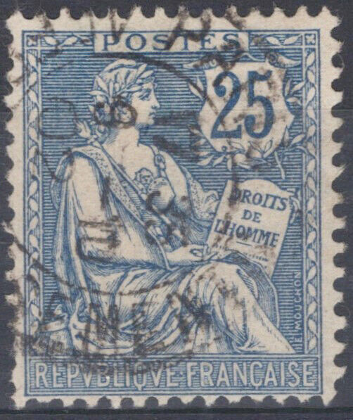 France 136 Used 25c blue Rights of Man 060823S09