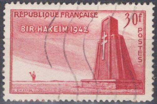 France 680 Used Monument Bir Hacheim Cemetery 060823S22