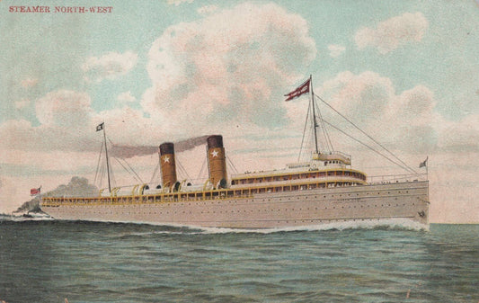 ZAYIX Postcard Great Lakes Steamer North-West c1908 Wolverine News Divided Back