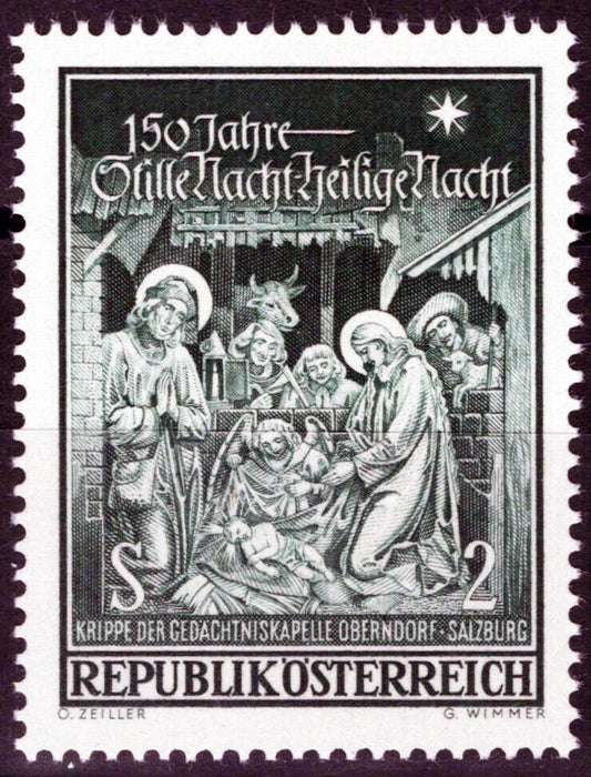 Austria 823 MNH Christmas Silent Night Creche Memorial Chapel