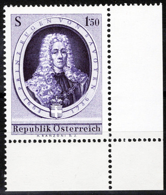 Austria 709 MNH Prince Eugene of Savoy General Military