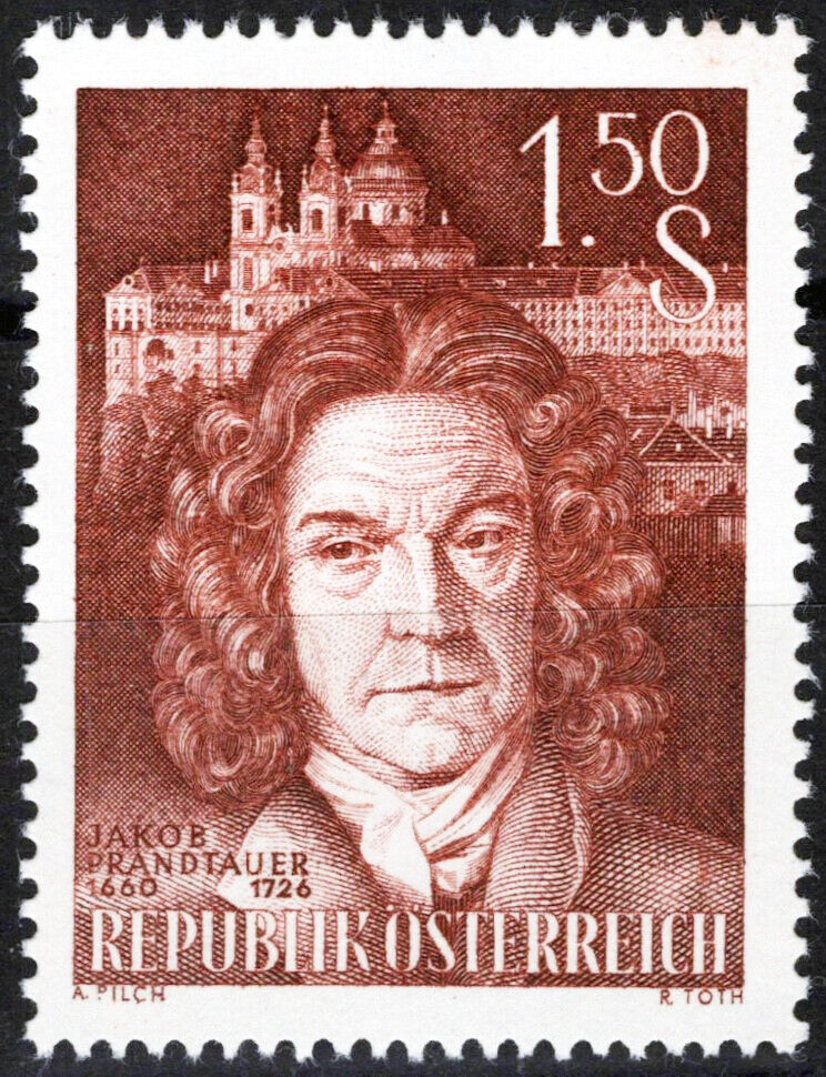 Austria 655 MNH Jakob Prandtauer Architect