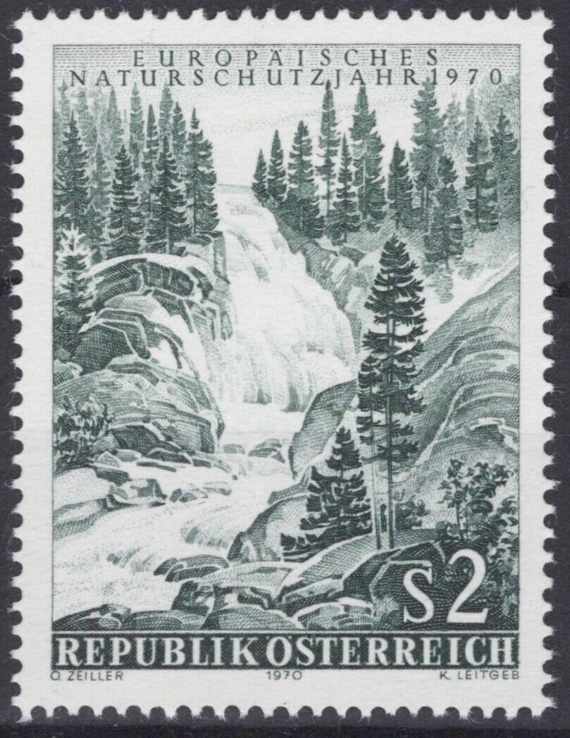 Austria 862 MNH Krimml Waterfalls Nature Conservation