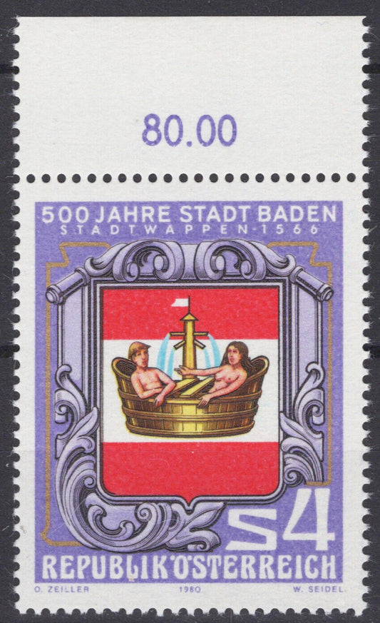 Austria 1142 MNH Arms of Baden National Emblems