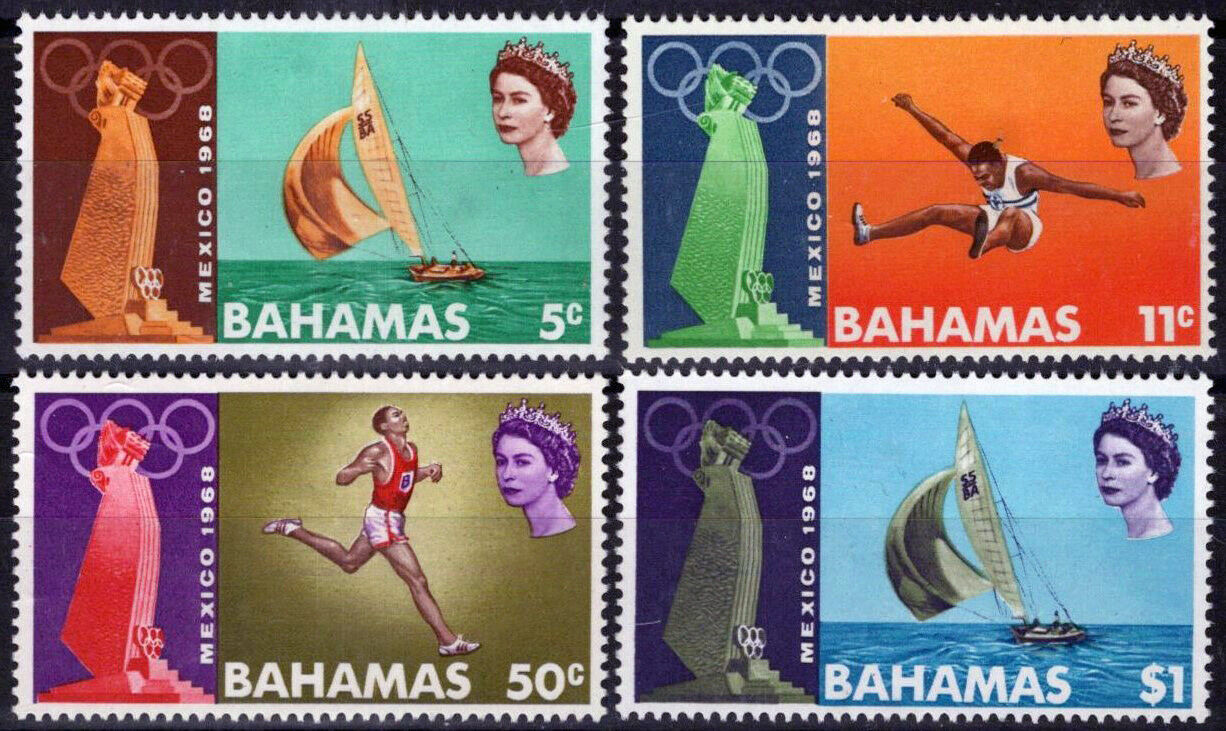 Bahamas 276-279 MNH Olympics Games Sports Sailboats ZAYIX 062723S05M