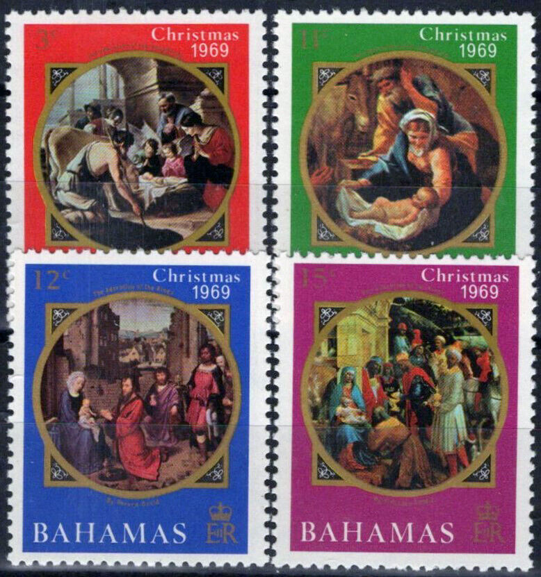 Bahamas 294-297 MNH Christmas Paintings Holy Family ZAYIX 062723S11M