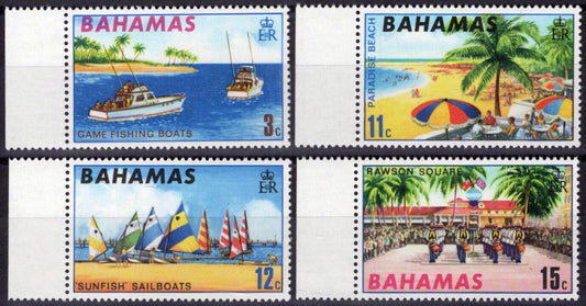 Bahamas 290-293 MNH Tourism Fishing Sailboats ZAYIX 062723S10M