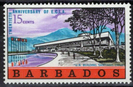 Barbados 302 MNH Un Building Architecture ZAYIX 062723S22M