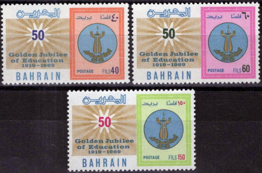 Bahrain 164-166 MNH Education Symbol 062723S34M