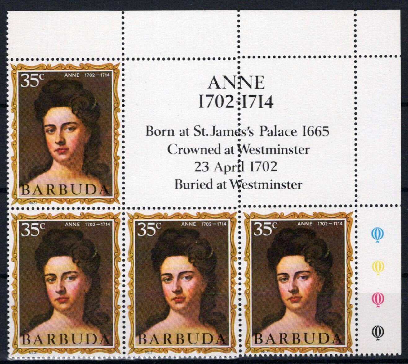 Barbuda 73 MNH English Monarchs Royalty ZAYIX 062723S58