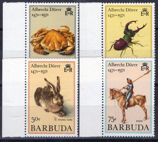 Barbuda Unauthorized Set MNH Insects Horses Marine Life ZAYIX 062723S43M