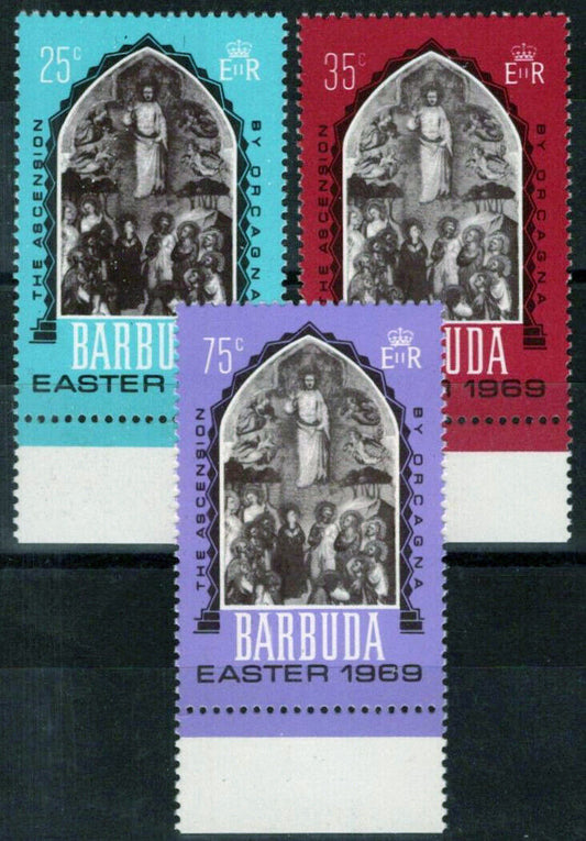 Barbuda 33-35 MNH Easter The Ascension Religion ZAYIX 062723S46M