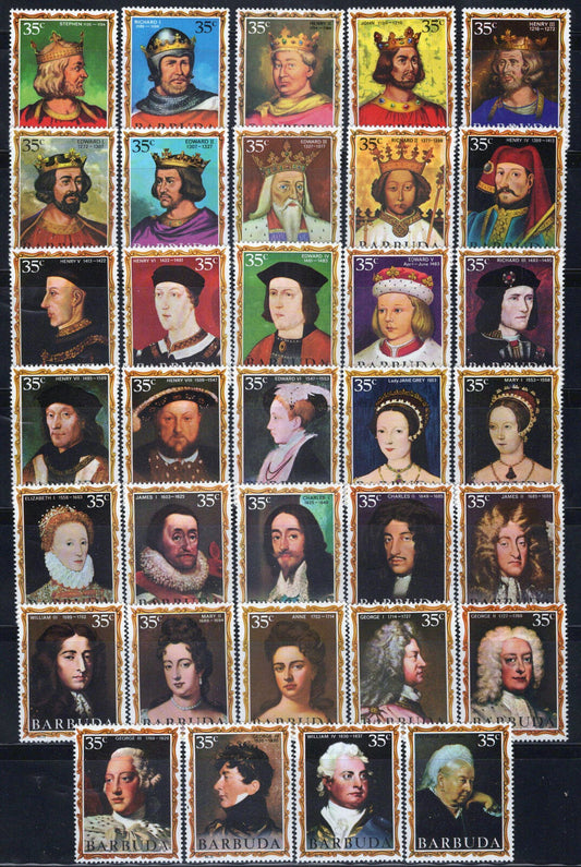 Barbuda 46-79 MNH English Monarchs Royalty ZAYIX 062723S56