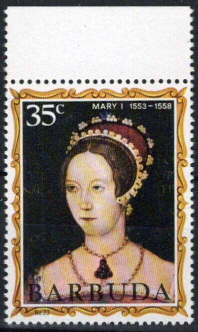 Barbuda 65 MNH Mary I English Monarchs Royalty ZAYIX 062723S68M